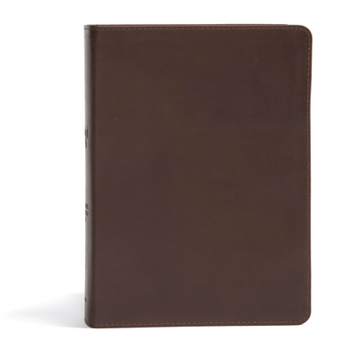 CSB She Reads Truth Bible, Brown Genuine Leather, Indexed - Csb Bibles By Holman