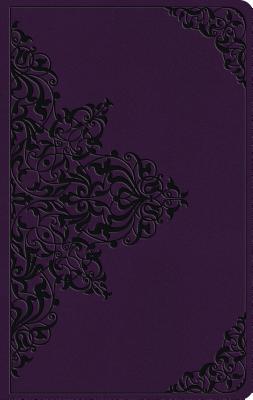 ESV Large Print Value Thinline Bible (Trutone, Lavender, Filigree Design) - 
