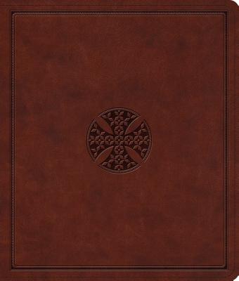 ESV Journaling Bible (Trutone, Brown, Mosaic Cross Design) - 