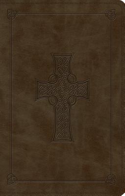Large Print Value Thinline Bible-ESV-Cross Design - Crossway Bibles