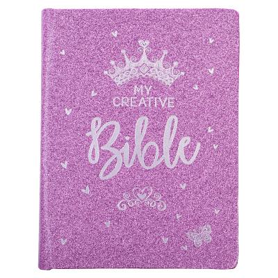 My Creative Bible Purple Glitter Hardcover - 