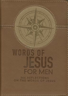 Lux-Leather Brown - Words of Jesus for Men - Christian Art Gifts