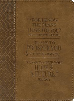 For Know the Plans I Have for You Lux-Leather Journal: Brown - Christian Art Gifts