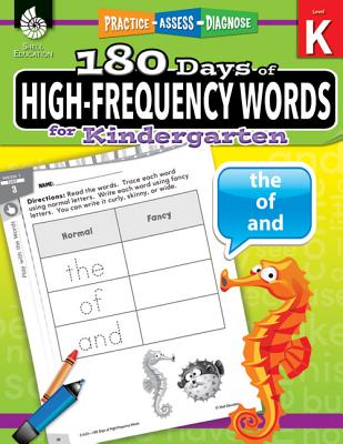 180 Days of High-Frequency Words for Kindergarten: Practice, Assess, Diagnose - Jesse Hathaway