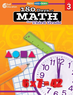 180 Days of Math for Third Grade (Grade 3): Practice, Assess, Diagnose [With CDROM] - Jodene Smith