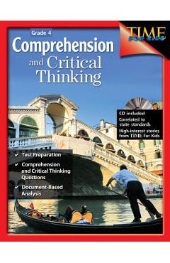 Coperta cărții 'Comprehension and Critical Thinking Grade 4 (Grade 4) [with Cdrom] [With CDROM] - Lisa Greathouse'