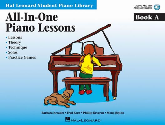 All-In-One Piano Lessons Book a: Book with Audio and MIDI Access Included [With CD (Audio)] - Fred Kern