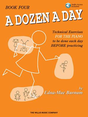 A Dozen a Day Book 4 - Book/Online Audio [With CD] - Edna Mae Burnam