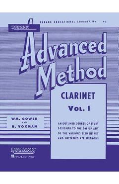Coperta cărții 'Rubank Advanced Method - Clarinet Vol. 1 - H. Voxman'