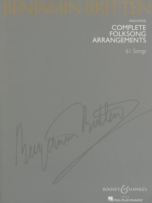 Complete Folksong Arrangements: 61 Songs for High Voice - Benjamin Britten