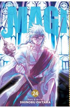 Coperta cărții 'Magi, Vol. 24, Volume 24: The Labyrinth of Magic - Shinobu Ohtaka'