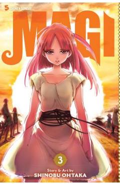 Coperta cărții 'Magi: The Labyrinth of Magic, Volume 3 - Shinobu Ohtaka'