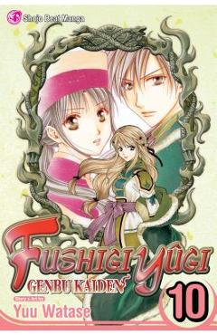 Coperta cărții 'Fushigi Y�gi: Genbu Kaiden, Vol. 10 - Yuu Watase'