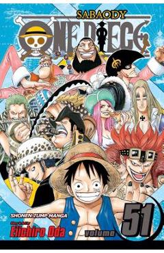 Coperta cărții 'One Piece, Volume 51: The Eleven Supernovas - Eiichiro Oda'