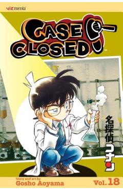 Coperta cărții 'Case Closed, Vol. 18 - Gosho Aoyama'