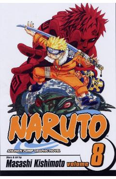 Coperta cărții 'Naruto, Vol. 8 - Masashi Kishimoto'