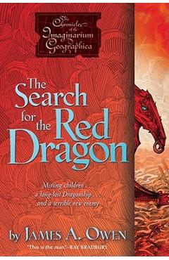 Coperta cărții 'The Search for the Red Dragon - James A. Owen'