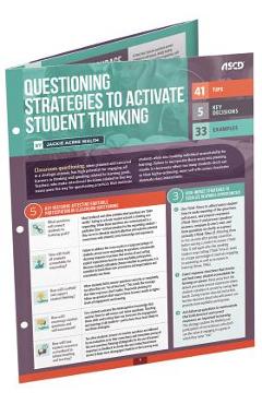 Coperta cărții 'Questioning Strategies to Activate Student Thinking: Quick Reference Guide - Jackie Acree Walsh'