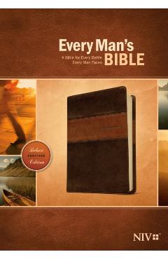 Every Man's Bible-NIV-Deluxe Heritage - Stephen Arterburn