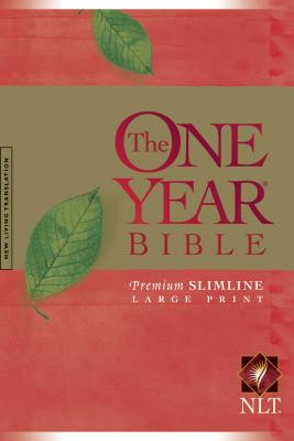 One Year Premium Slimline Bible-NLT-Large Print 10th Anniversary - Tyndale