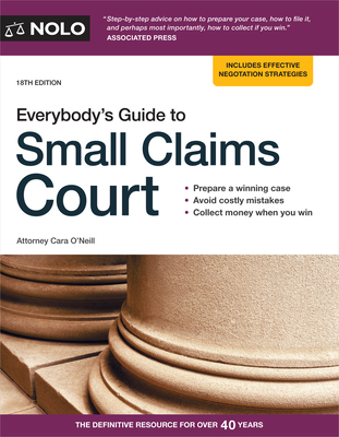 Everybody's Guide to Small Claims Court - Cara O'neill