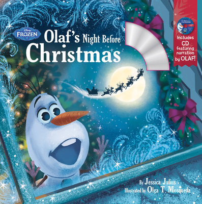 Olaf's Night Before Christmas Book & CD - Disney Book Group