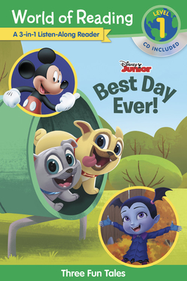 Disney Jr.'s Best Day Ever!: 3-In-1 Listen-Along Reader [With Audio CD] - Disney Books