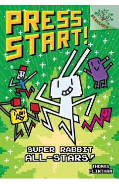 Poza produsului Super Rabbit All-Stars!: A Branches Book (Press Start! #8), Volume 8 - Thomas Flintham