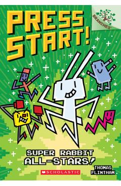 Poza produsului Super Rabbit All-Stars!: A Branches Book (Press Start! #8), Volume 8 - Thomas Flintham