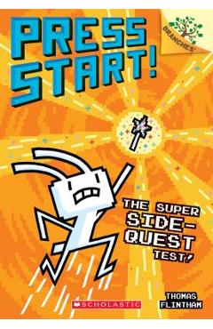 Poza produsului The Super Side-Quest Test!: A Branches Book (Press Start! #6), Volume 6 - Thomas Flintham