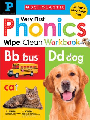 Very First Phonics Pre-K Wipe-Clean Workbook: Scholastic Early Learners (Wipe-Clean Workbook) - Scholastic