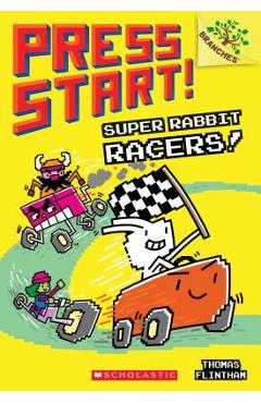 Poza produsului Super Rabbit Racers!: A Branches Book (Press Start! #3), Volume 3 - Thomas Flintham