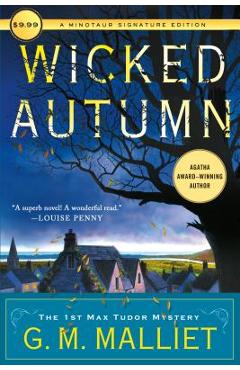 Coperta cărții 'Wicked Autumn: A Max Tudor Novel - G. M. Malliet'