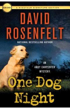 Coperta cărții 'One Dog Night: An Andy Carpenter Mystery - David Rosenfelt'