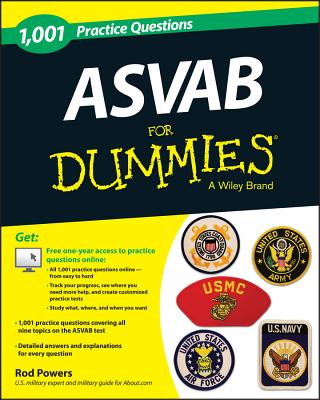 1,001 ASVAB Practice Questions for Dummies (+ Free Online Practice) - Rod Powers