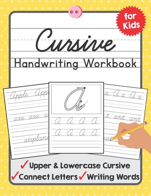 Cursive Handwriting Workbook for Kids: A Beginning Cursive Writing Practice Book for Kids Beginners - Tuebaah