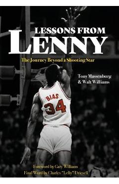 Coperta cărții 'Lessons from Lenny: The Journey Beyond a Shooting Star - Tony Massenburg'