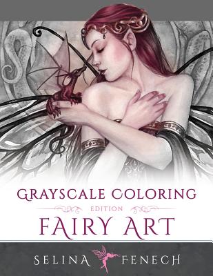 Fairy Art - Grayscale Coloring Edition - Selina Fenech