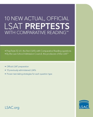 10 New Actual, Official LSAT Preptests: (preptests 52-61) - Law School Admission Council