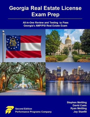 Georgia Real Estate License Exam Prep: All-in-One Review and Testing to Pass Georgia's AMP/PSI Real Estate Exam - David Cusic