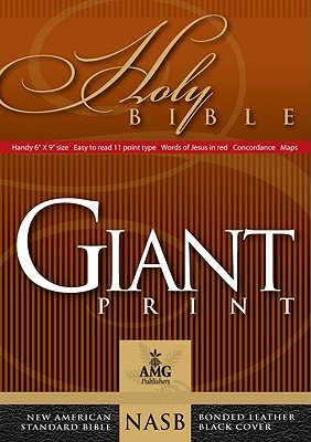 Giant Print Handy-Size Bible-NASB - Warren Patrick Baker