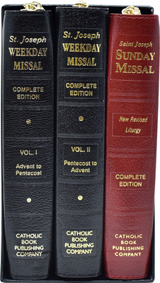 St. Joseph Daily and Sunday Missals: Complete Gift Box 3-Volume Set - Catholic Book Publishing & Icel