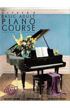 Coperta cărții 'Alfred’s Basic Adult Piano Course Lesson Book, Bk 3 - Willard A. Palmer'