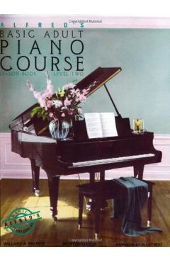 Coperta cărții 'Alfred’s Basic Adult Piano Course Lesson Book, Bk 2 - Willard A. Palmer'