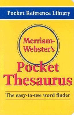 Merriam-Webster's Pocket Thesaurus - Merriam-webster
