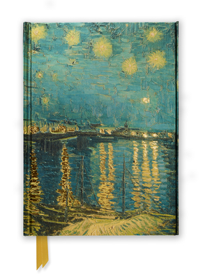 Van Gogh: Starry Night Over the Rhone (Foiled Journal) - Flame Tree Studio