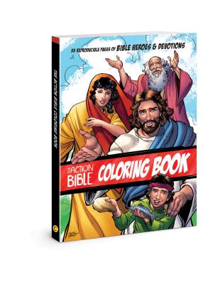 The Action Bible Coloring Book: 55 Reproducible Pages of Bible Heroes and Devotions - Sergio Cariello