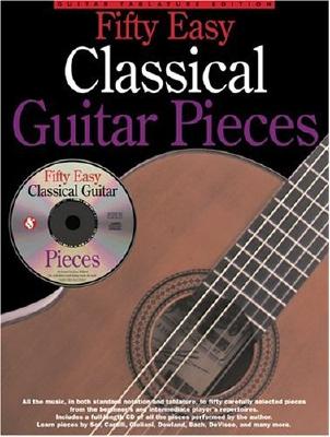 50 Easy Classical Guitar Pieces [With CD] - Jerry Willard