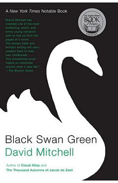 Coperta cărții 'Black Swan Green - David Mitchell'