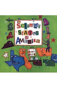 Coperta cărții 'The Scrambled States of America - Laurie Keller'